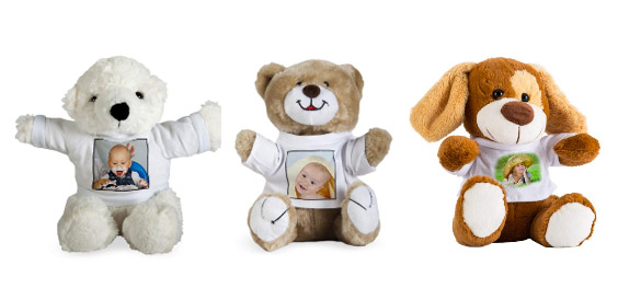 peluche con scritta personalizzata